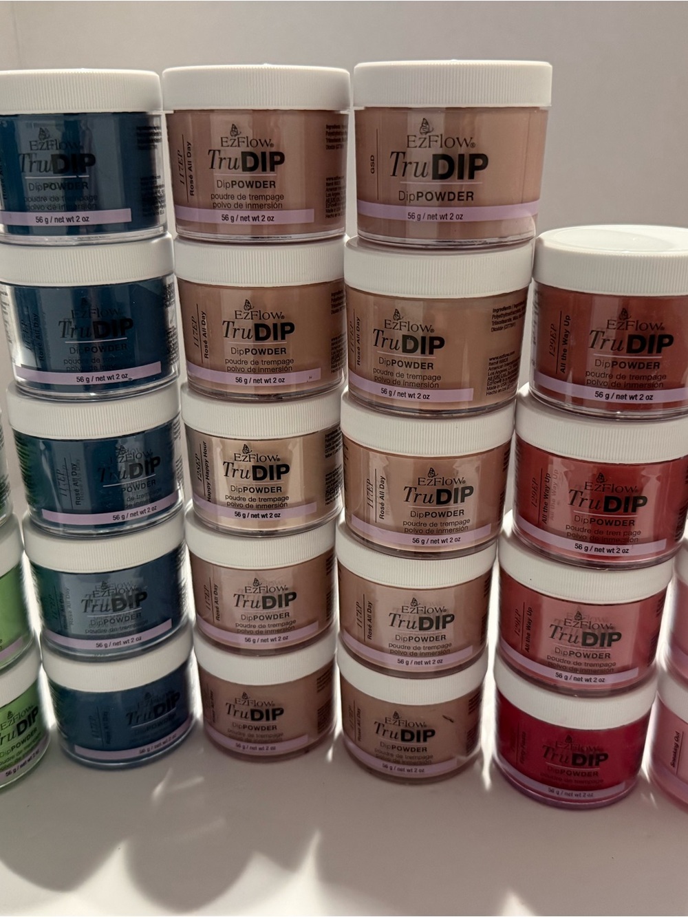 TruDIP Dip Powder Nail Color - various Shades- lot of 25